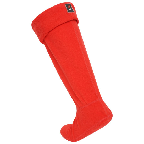 S - Red- Heated Boot Socks